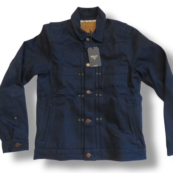 Freenote Cloth Rider Jacket Double Indigo Men’s Medium NWT $450 Retail - Picture 1 of 12